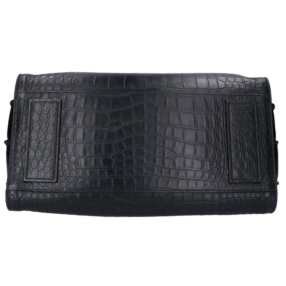 SAINT LAURENT 478167 Black Embossed Sac de Jour Souple 2-Way Tote Bag Women's - Picture 5 of 9